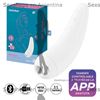 Satisfyer Curvy 2 succionador de clitoris blanco con control desde el celular